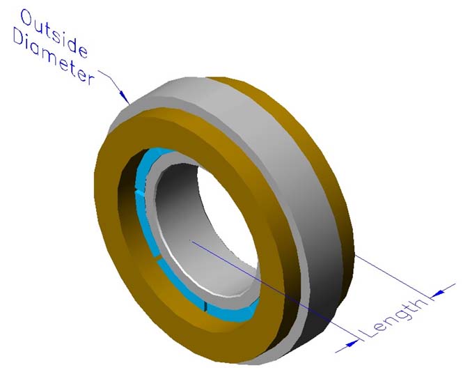 Frameless slotless iron core brushless motors, radial, с внутренним ротором 